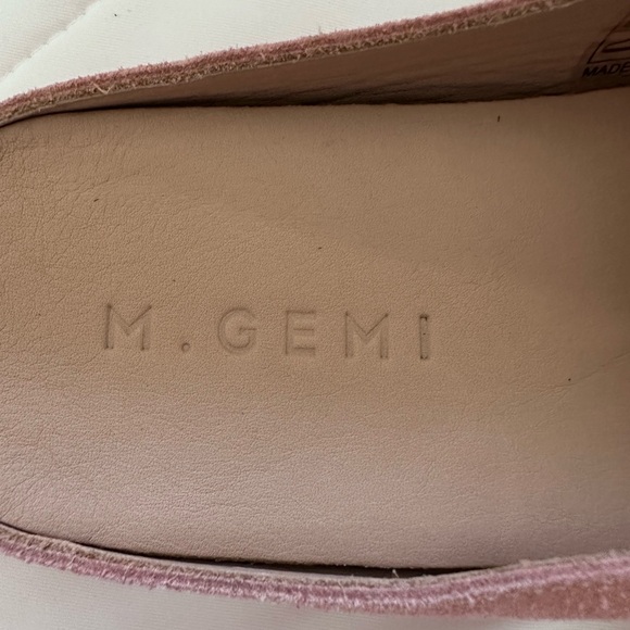 M. Gemi Felize Fringe Peach Stone Loafers - Like New with Box -Sz 38 - Picture 4 of 8